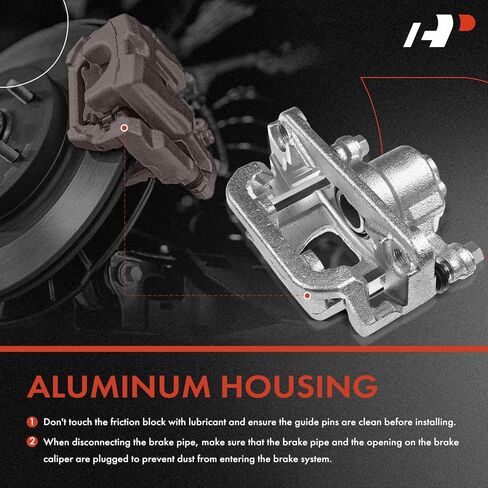 A-Premium Disc-Disc-Calpers Assembly مع قوس متوافق مع شيفروليه تريل بليزر ، SSR & GMC Envoy و Buick Rainier & Isuzu Ascender & Olds Bravada & Saab 9-7x -Ront in Saudi Arabia