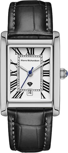 PR2091 Men’s Luxury Watch – Stainless Steel Quartz Watch, 5ATM Water Resistant, Scratch-Resistant Sapphire Crystal Glass, Leather Strap, Reloj para Hombres in Saudi Arabia