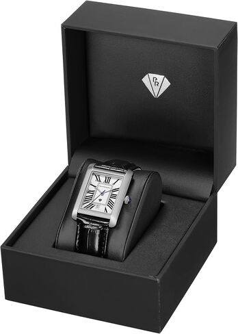 PR2091 Men’s Luxury Watch – Stainless Steel Quartz Watch, 5ATM Water Resistant, Scratch-Resistant Sapphire Crystal Glass, Leather Strap, Reloj para Hombres in Saudi Arabia