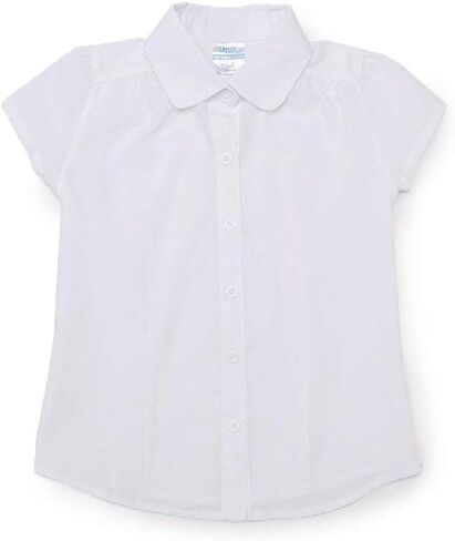 Girls' Uniform Button Down Blouse White Shirt in Kuwait