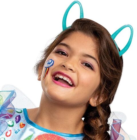 Rainbow Dash Costume for Girls, Official My Little Pony Deluxe Kids Character Dress Outfit in Saudi Arabia