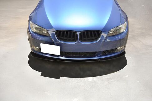 FreeMotor802® الأمامي المصد فاصل الشفة المفسد سد الهواء سد الذقن ، يناسب 2006-2013 BMW E90 E92 3-Series Coupe Sedan ، u1 نمط U1 الأسود PU 1PC واقي الحرس السفلي. in Saudi Arabia