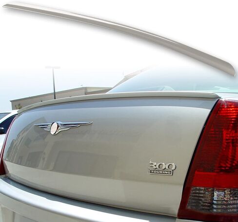 مفسد شفة الجذع المطلية لصالح 2005-2010 من الجيل الأول كرايسلر 300 300C SRT8 - PXR Brilliant Black Pearl in Kuwait