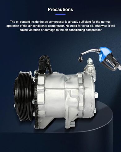 ECCPP AC Compressor Fast Cooling 2002 2003 2004 2005 Fit for Jeep Liberty 3.7L Air Conditioning Compressor 6 Grooves in Saudi Arabia
