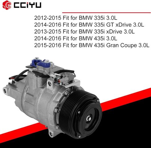 cciyu Air Conditioning Compressor 2012-2015 Fit for BMW 335i 3.0L 2014-2016 Fit for BMW 335i GT xDrive 3.0L AC Compressor Pump in Saudi Arabia
