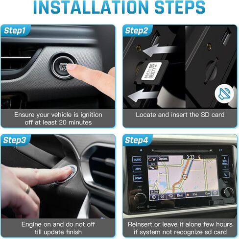 2024 GM5T 19H449 AJ Navigation SD Card Update A15، SD Navigation Card GPS Map System متوافق مع Ford F-150، Escape، Explorer، Fusion، Edge، Mustang، Lincoln MKZ، Navigator | الولايات المتحدة الأمريكية وكندا in Kuwait