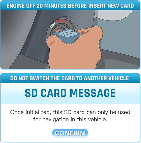 2024 GM5T 19H449 AJ Navigation SD Card Update A15، SD Navigation Card GPS Map System متوافق مع Ford F-150، Escape، Explorer، Fusion، Edge، Mustang، Lincoln MKZ، Navigator | الولايات المتحدة الأمريكية وكندا in Kuwait