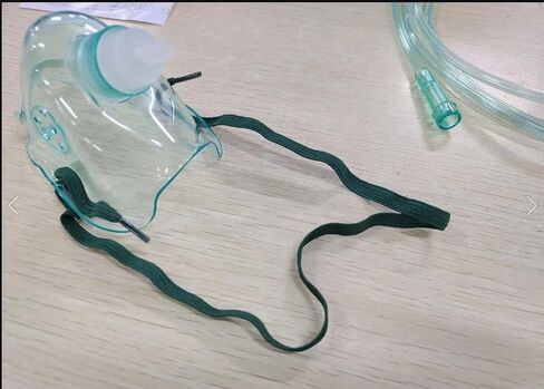 Geiserailie 2 Pack L Size Oxygen Mask with 6.6 Ft Tubing and Adjustable Elastic Strap, Adult Oxygen Mask with Tubing, Oxygen Masks for Face Adult in Saudi Arabia