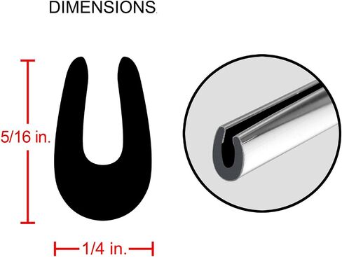 Chrome Car Door Edge Guard Two 27 Inch Carded Strips Full Size U Shape in Saudi Arabia