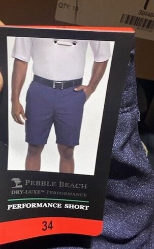 Pebble Beach Men's Dry-Luxe Performance Shorts in Kuwait