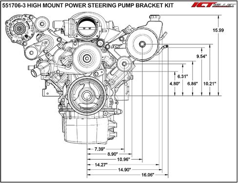 BILLET LS TRACK SAGINAW HIGH MOUNT POWER STEERING PUMP BRACKET KIT LM7 LR4 LQ4 L59 LQ9 LM4 L33 LH6 L92 L76 LY2 LY5 LY6 LC9 LFA LH8 LMG L98 L9H L20 L94 L99 L99 LC8 L77 551706-3 in Saudi Arabia