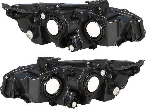 munirater Driver & Passenger Side Chrome Projector Headlight Assembly Replacement for Civic 2016 2017 2018 Halogen Headlight in Saudi Arabia