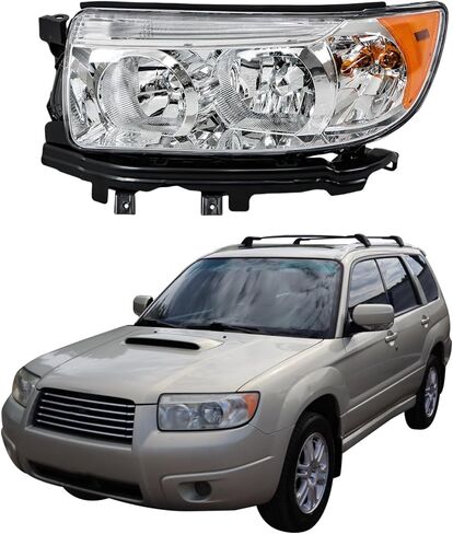 استبدال مجموعة المصابيح الأمامية لـ Subaru Forester 2006-2008 Halogen Hologent Homebampric Side 84001SA471 in Saudi Arabia