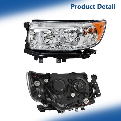 استبدال مجموعة المصابيح الأمامية لـ Subaru Forester 2006-2008 Halogen Hologent Homebampric Side 84001SA471 in Saudi Arabia