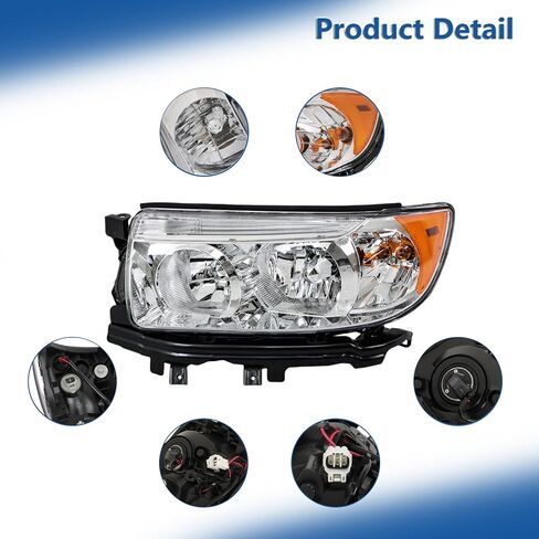 استبدال مجموعة المصابيح الأمامية لـ Subaru Forester 2006-2008 Halogen Hologent Homebampric Side 84001SA471 in Saudi Arabia