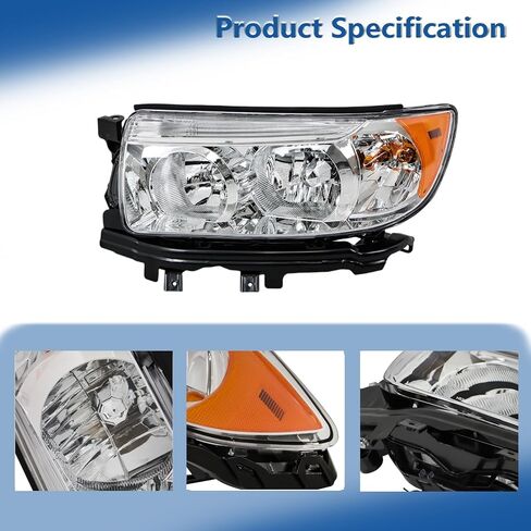 استبدال مجموعة المصابيح الأمامية لـ Subaru Forester 2006-2008 Halogen Hologent Homebampric Side 84001SA471 in Saudi Arabia