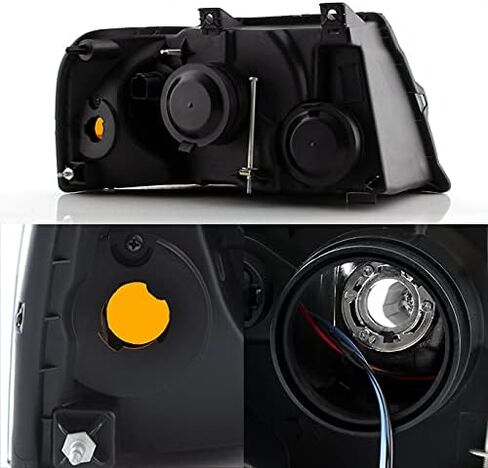 Akkon - من أجل 03-06 Ford Expedition Chrome المصابيح الأمامية الصافية المصابيح الأمامية زوج البديل المباشر اليسار + اليمين in Kuwait