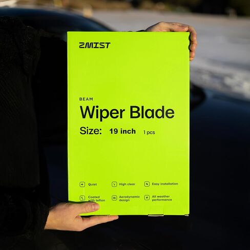 Premium All-Season Wiper Blades, 26 inch Windshield Wipers (Pack of 1), Beam Technology, High-Performance Teflon-Coated Replacement Blades, Universal Fit for Cars and Trucks B26 in Saudi Arabia