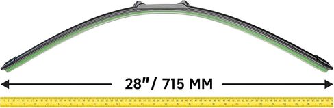 Premium All-Season Wiper Blades, 26 inch Windshield Wipers (Pack of 1), Beam Technology, High-Performance Teflon-Coated Replacement Blades, Universal Fit for Cars and Trucks B26 in Saudi Arabia