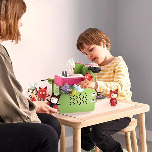 رف التمساح لـ Toniebox ، لأرقام Tonies ، من 30 إلى 40 PCS - تخزين شاشة للمعادن لجرف Tonies ، وزخارف غرفة Kid's Home in Kuwait