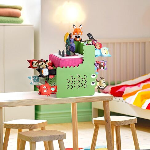 رف التمساح لـ Toniebox ، لأرقام Tonies ، من 30 إلى 40 PCS - تخزين شاشة للمعادن لجرف Tonies ، وزخارف غرفة Kid's Home in Kuwait