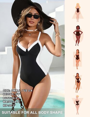 Blooming Jelly Women's One Piece Swimsuit Switch Control Suit Suit Suit Sleving Block Block Swim Suits 2025 in Saudi Arabia