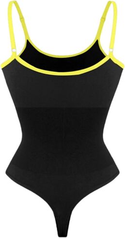 Shapewear for Women Bodysuit Tummy Control Seamless Sculpting Hip Enhancer Body Shaper with Spaghetti Strap in Saudi Arabia