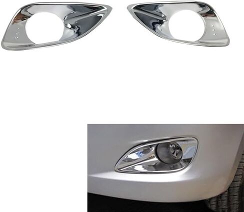 2pcs/مجموعة سيارة مصباح ضباب أمامي تغطية عصا abs chrom in Saudi Arabia