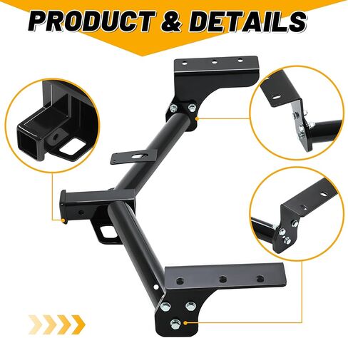 Kojem Class 3 Trailer Hitch متوافق مع 2006-2018 Toyota Rav4 2 "استقبال سحب المسحوق المغلفة in Saudi Arabia