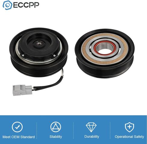 ECCPP AC Clutch 2012-2015 Fit for BMW 335i 3.0L 2011-2018 Fit for BMW X5 X6 3.0L AC Compressor Clutch in Saudi Arabia