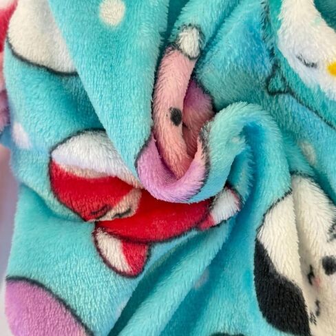 رداء بغطاء للرأس من الصوف للفتيات من Squishmallow - رداء حمام سبا للأطفال من القطيفة فائق النعومة مع جيوب، مقاسات 6-12 - منتج رسمي in Saudi Arabia