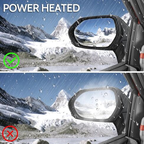 مرآة باب مناسبة لـ 2018 2019 2020 2021 Toyota Camry مرآة جانبية قابلة للطي يدويًا باللون الأسود مع إشارة الانعطاف والكشف عن البقع العمياء (جانب السائق الأيسر) in Kuwait