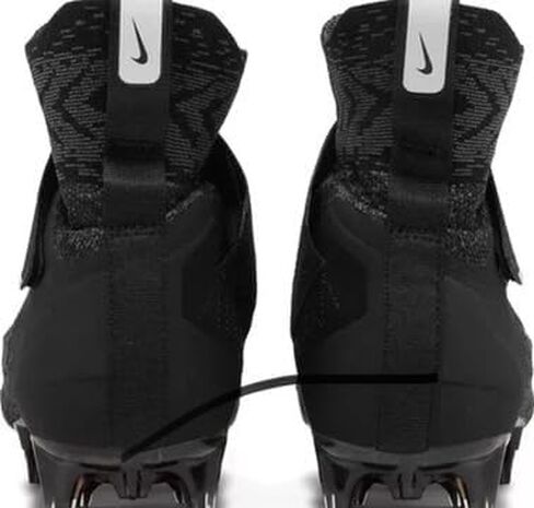 Nike Alpha Menace Elite 2 Mid Men's Wide Football Cleats Black White BV3298-001 Size 10 W (Wide) in Saudi Arabia