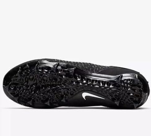 Nike Alpha Menace Elite 2 Mid Men's Wide Football Cleats Black White BV3298-001 Size 10 W (Wide) in Saudi Arabia