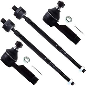 SCITOO 4-PC SET Suspension Kit For Infiniti I30 I35 For Nissan Maxima Inner Tie Rod End,Outer Tie Rod End