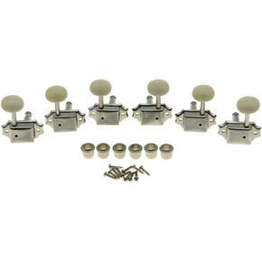 Gold w/Pearl Buttons 3L3R Guitar Tuners Tuning Keys Pegs for Acoustic Guitars