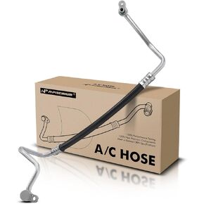 A-Premium A/C Discharge Line Hose Assembly Compatible with Hyundai Accent 2012-2017, Veloster 2014 2016, 1.6L Naturally Aspirated, Compressor to Condenser