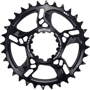 BUCKLOS Bicycle Chainring 32T 34T 36T 38T Chainwheel Offset 6mm Narrow Wide Chainring MTB GXP Sprockets for GXP XX1 X9 XO X01 NX XX GX Direct Mount Crankset
