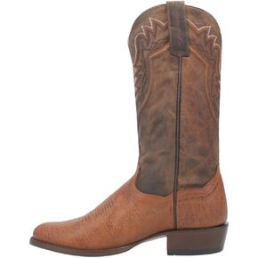 Dan Post Boots Mens Scott Smooth Ostrich Round Toe Casual Boots Mid Calf - Brown