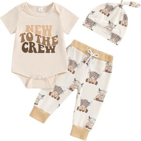 Half Way To One Baby Outfit Pant Set Short Sleeve Letter Print Romper Solid Pants Baby Birthday Outfit 6months