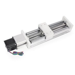 RATTMMOTOR ZBX100-300mm Stroke CNC Linear Stage Motion Actuator, Double Optical Axis X Y Z Axis Linear Slide Rail Aluminum Alloy Cross Sliding Table SBR16 Linear Rail Guide SFU1605 Ballscrew for CNC