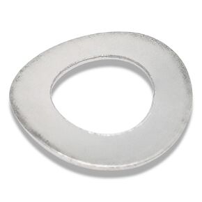 304 Stainless Steel Spring Wave Washers for M10 Bolt(Screw),Plain Finish,10.5-10.93mm ID,21mm OD,1mm Thickness,4.2mm Free Height(Pack of 50)