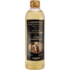 Essential Aromatic Perfume Anointing Oil Frankincense Myrrh and Spikenard 8.5fl.oz - 280ml from Jerusalem Holy Land Plastic Bottle