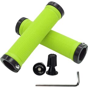 PLATT Bicycle Handle Bar Grips Colorful Rubber Bike Grips Comfortable Bicycle Grips for BMX/MTB Bikes