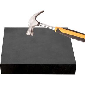CHENTEC Rubber Bench Block Jeweler's Rubber Bench Block Rubber Stamping Block 4"x4" (10CM x 10CM)