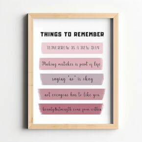 ديكور حائط اقتباسات ملهمة إيجابية من Wowsweet - هدايا تشجيعية راقية BFF، أفضل صديق - ملصق فني جداري تحفيزي وردي للمنزل والمكتب وغرفة النوم والحمام (8X10 بوصة) in Kuwait