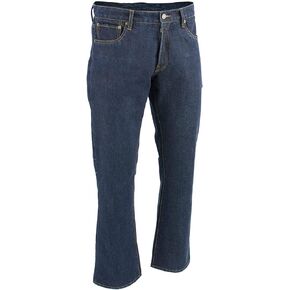 Milwaukee Leather MDM5007 Men's Blue 5 Pocket Armored Motorcycle Riding Denim Jeans Reinforced with Aramid Fibers