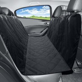 Dog Dog Seat Cover，Seat Cover for Pets 100% Waterproof Pet Seat Cover Hammock 600D ，Heavy Duty Scratch Proof Nonslip Durable Soft Pet Back Seat Covers for Cars Trucks and SUVs