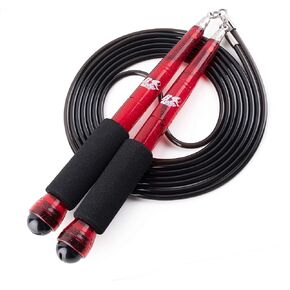 Buddy Lee Jump Ropes Rope Master Original Ball Bearing Jump Rope, 9" HD Plastic Handles. Perfect Jump Rope for Fitness, CrossFit Gym, Endurance Jumping, Cross Overs, Extreme Jumping