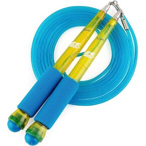 Buddy Lee Jump Ropes Rope Master Original Ball Bearing Jump Rope, 9" HD Plastic Handles. Perfect Jump Rope for Fitness, CrossFit Gym, Endurance Jumping, Cross Overs, Extreme Jumping